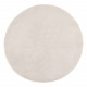 Tapis rond extra doux - Diam 80 cm - Ivoire