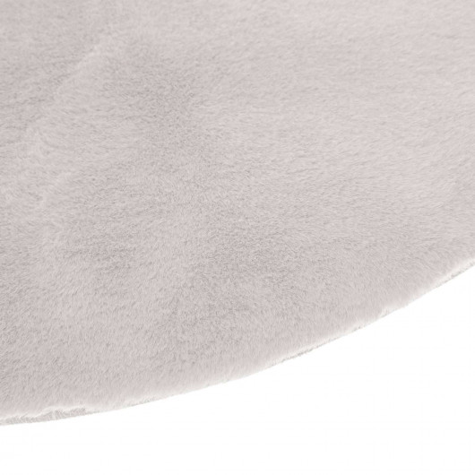 Tapis rond extra doux - Diam 80 cm - Ivoire