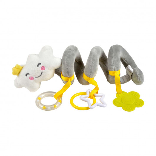 Peluche spirale d'activités - Nuage