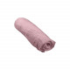 Drap housse en gaze de coton - 100% Coton - 70 x 140 cm - Rose