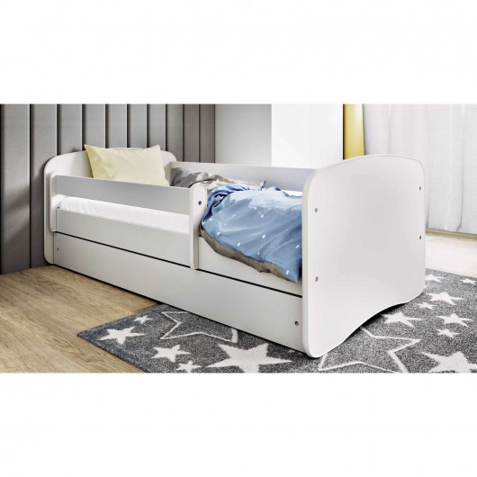 Lit Kocot Kids Babydreams Blanc 140/70 cm + matelas