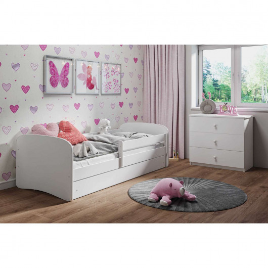 Lit Kocot Kids Babydreams Blanc 140/70 cm + tiroir