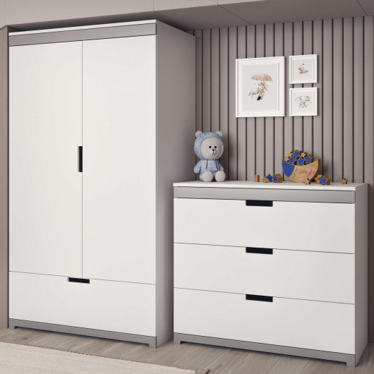 Armoire Kocot Kids Tomi Blanche