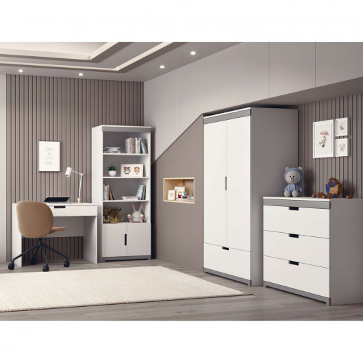 Armoire Kocot Kids Tomi Blanche