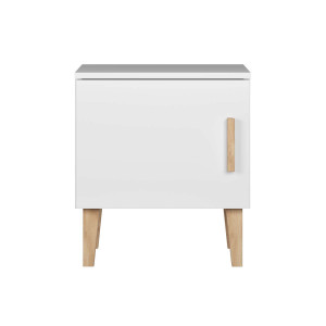 Table de chevet Kocot Kids Kubi Blanche