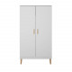 Armoire Kubi - Kocot Kids - L. 100 x H. 184 cm - Blanc