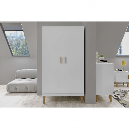 Armoire Kocot Kids Kubi Blanche
