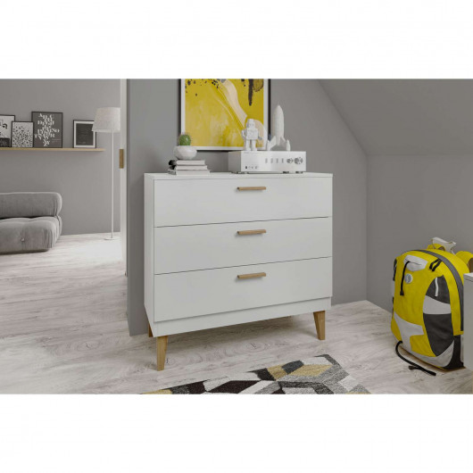 Commode Kocot Kids Kubi Blanche