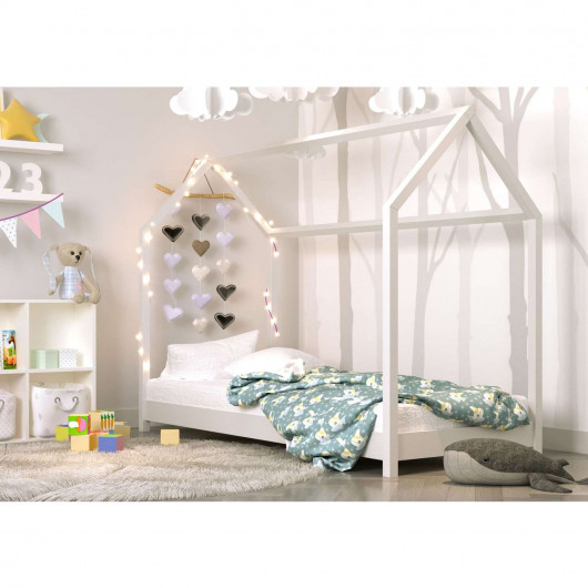 Lit cabane Kocot Kids Bella Blanc 200/90 cm