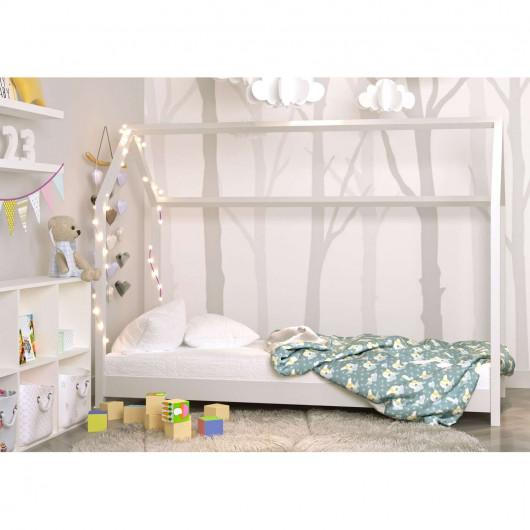 Lit cabane Kocot Kids Bella Blanc 200/90 cm