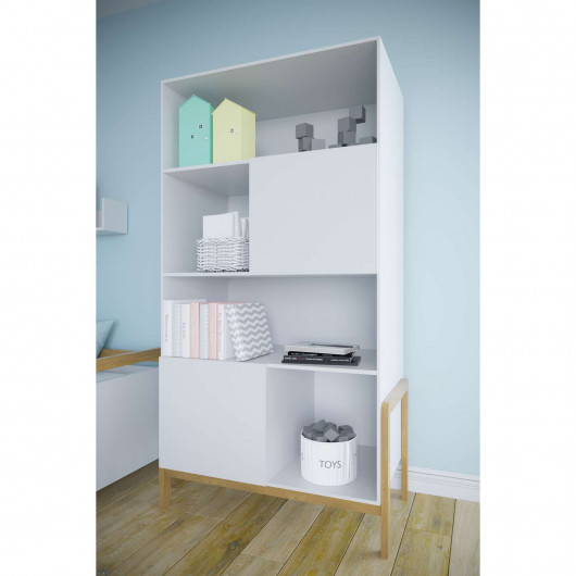 Bibliothèque Kocot Kids Victor Blanche