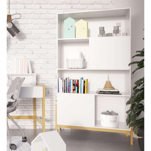 Bibliothèque Kocot Kids Victor Blanche