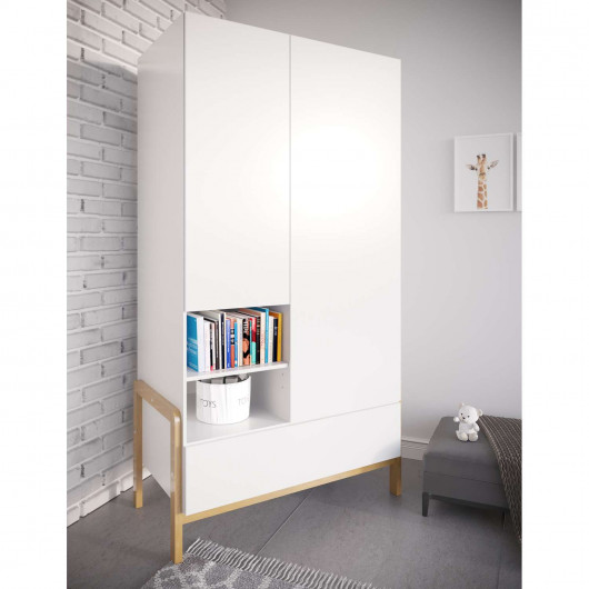 Armoire Kocot Kids Victor Blanche