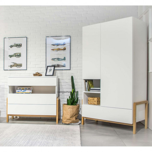 Armoire Kocot Kids Victor Blanche
