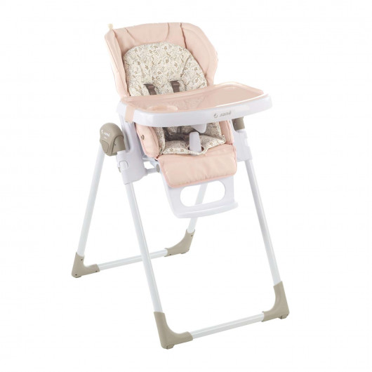 Chaise haute évolutive Mila avec housse similicuir - Jané - Pale