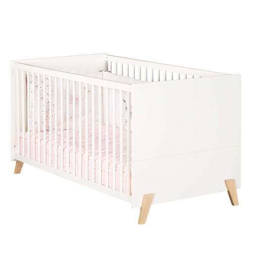 Lit bébé évolutif Joy - Sauthon - 70 x 140 cm - Blanc