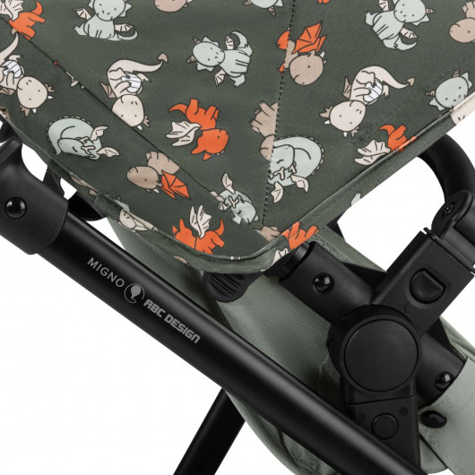 Poussette pour poupée Migno - ABC Design - Dragon