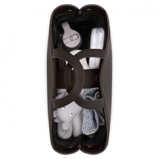 Sac tote bag Daily - ABC Design - Dark brown