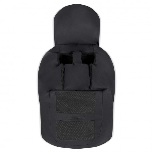 Chancelière nouveau-né pour siège auto et nacelle - ABC Design - Black