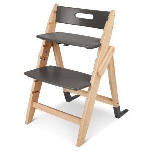 Chaise haute Yippy 2 en 1 pour nouveau-né - Moji - Stone Birch et bois