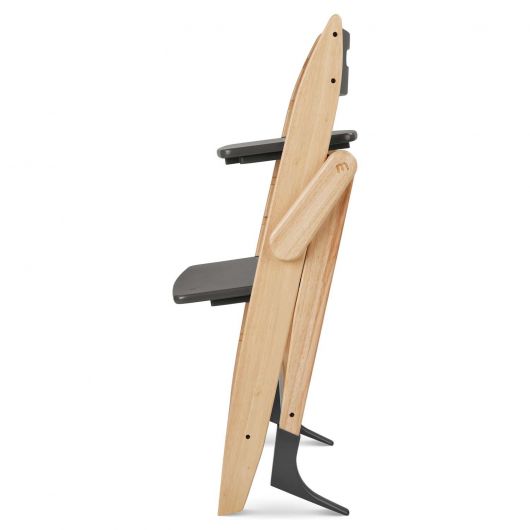 Chaise haute Yippy 2 en 1 pour nouveau-né - Moji - Stone Birch et bois