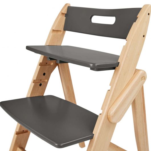Chaise haute Yippy 2 en 1 pour nouveau-né - Moji - Stone Birch et bois