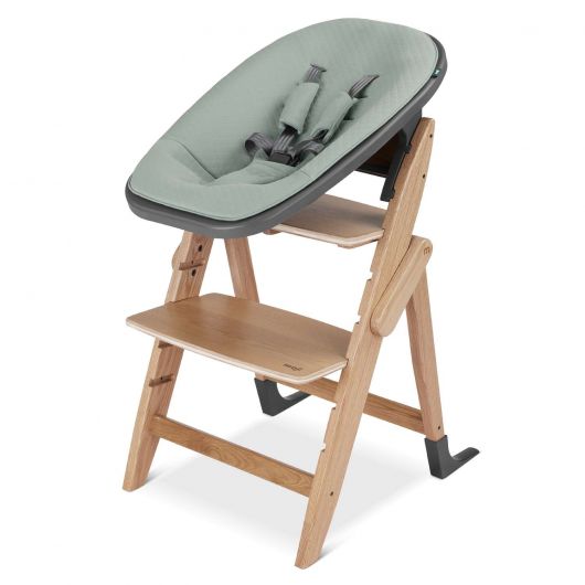 Chaise haute Yippy 2 en 1 pour nouveau-né - Moji - Stone Mint