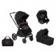 Poussette Muum 4 + nacelle Sweet + coque Ikoos - Jané - Coal