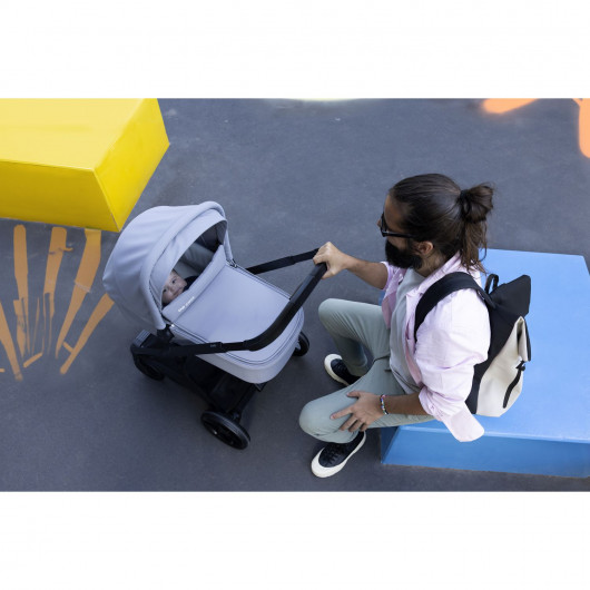 Trio poussette Kombo + nacelle Kombo + coque Travel Carrier - Be Cool - Be teal