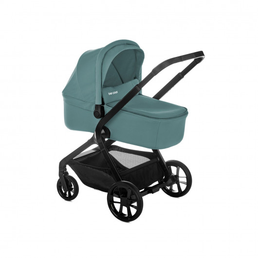 Trio poussette Kombo + nacelle Kombo + coque Travel Carrier - Be Cool - Be teal