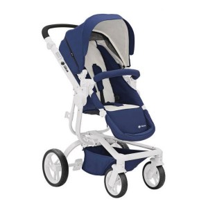 Poussette Qtus Spider Bleu/Blanc