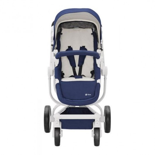 Poussette Qtus Spider Bleu/Blanc