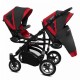 Poussette double Twinni Premium Red