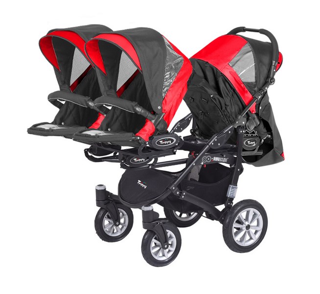 Poussette triple store des la naissance